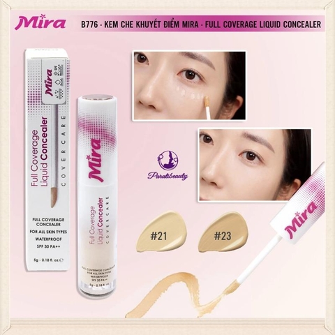 HLK-Kem Che Khuyết Điểm Mira Full Coverage Liquid Concealer 5g