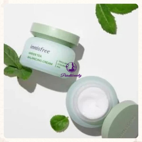 Kem Dưỡng Ẩm, Cấp Nước Chiết Xuất Từ Trà Xanh Innisfree Green Tea Balancing Cream 50mL