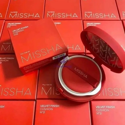 Phấn Nước Missha Velvet Finish Cushion Cho Da Dầu Hàn Quốc #21 15g