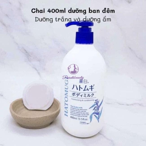 Sữa dưỡng thể trắng da chiết xuất ý dĩ 400ml
