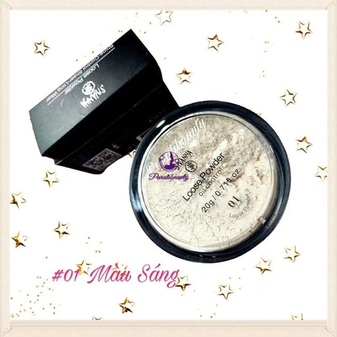 Phấn Phủ Kiềm Dầu Dạng Bột Sivanna Colors Loose Powder F010