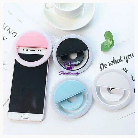 Đèn LED Selfie Kẹp Điện Thoại Tạo Ánh Sáng Mịn Khi Chụp Ảnh Tự Sướng, Chân Dung, Nghệ Thuật, Dây Sạc Xịn