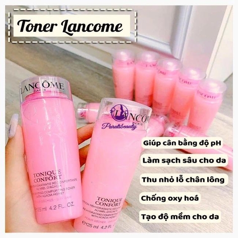Nước Hoa Hồng Cấp Ẩm Lancom Tonique Confort  Toner 125ml