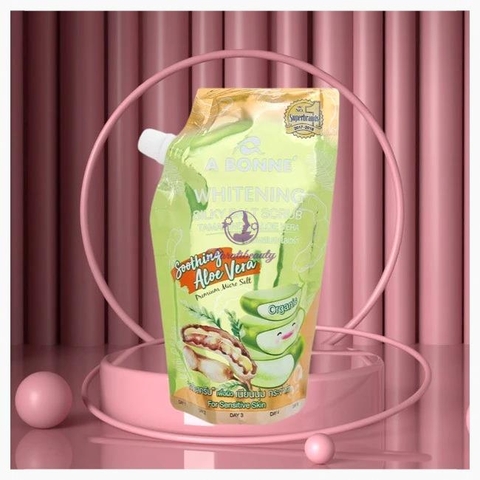 Muối tắm nha đam - me dưỡng ẩm, nâng tone A Bonne Whitening 350g