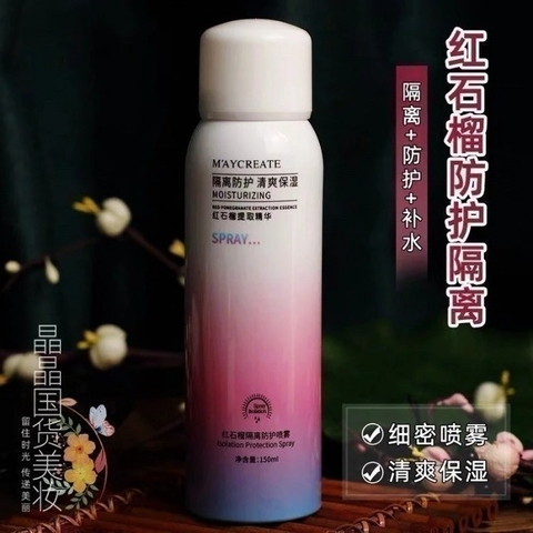 Xịt C.h.ố.n.g Nắng May.create Moisturizing Chính Hãng 150ml