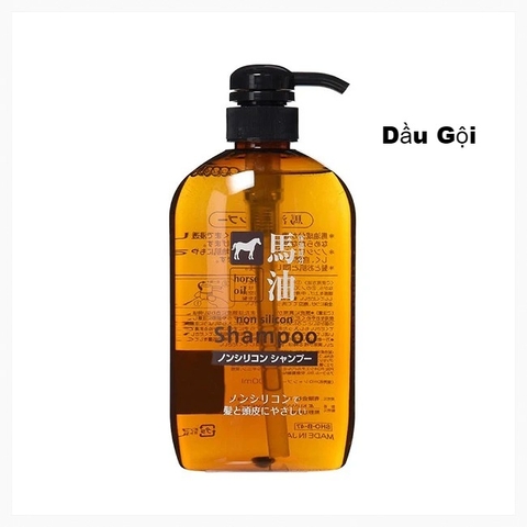Dầu Gội, Xả Kumano Cosmetics Chiết Xuất Từ Dầu Ngựa  600ml