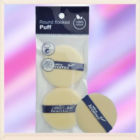 T9. Bông Phấn Cotton Mềm Mịn, Tròn Tiện Dụng Mira