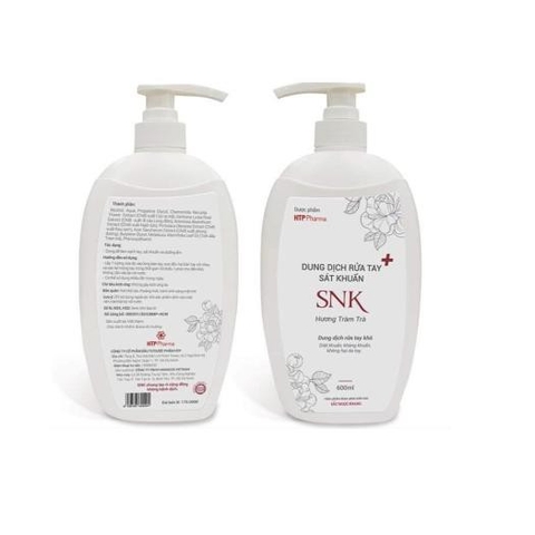 Nước Rửa Tay Khô Diệt Khuẩn SNK Sắc Ngọc Khang 600ml