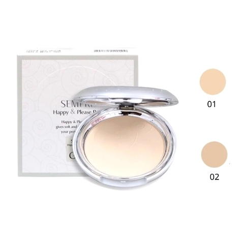 Phấn Phủ Dạng Nén GEO Sempre Happy & Please Pact Hàn Quốc  22g