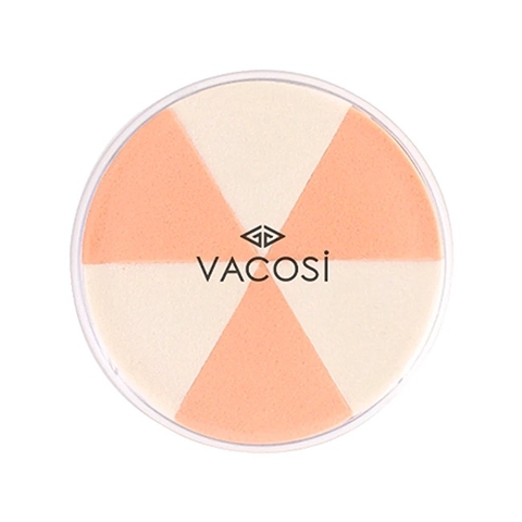 T9. Mút Phấn Ướt Tam Giác Vacosi Collection Pro Makeup BP14 Hộp 6 Miếng