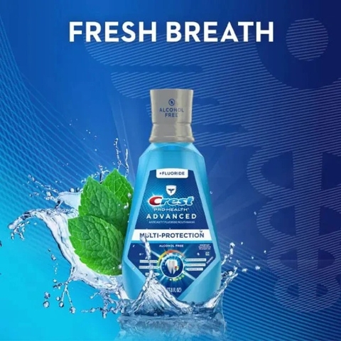 Nước súc miệng Crest Pro-Health Advanced Multi-Protection 1 lít