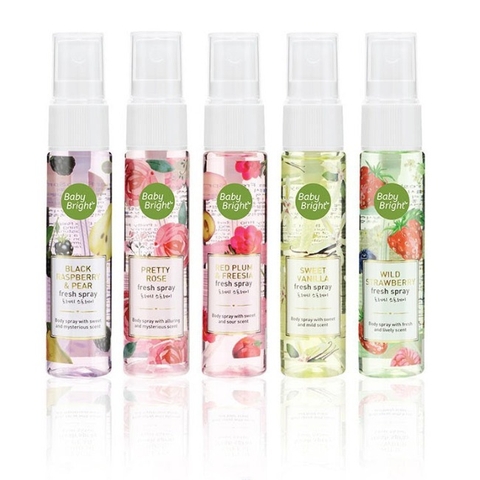 14.10 Xịt Thơm Toàn Thân Baby Bright Fresh Spray 20ml