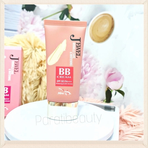 Kem Lót Trang Điểm Đa Chức Năng BB MIRA Jewel Wrinkle Care & Whitening B697 40ml
