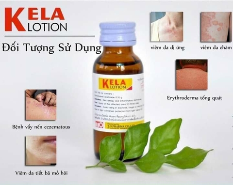 [TL]Kem Kela Lotion Đặc Trị Viêm Da, Viêm Nang Lông 30ml