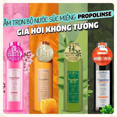 Nước Súc Miệng Proplinse Refresh Nhật Bản 600ml