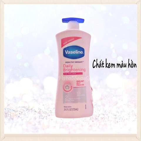 Sữa Dưỡng Thể Nâng Tone Da Vaseline Healthy Bright Daily Brightening 725ml