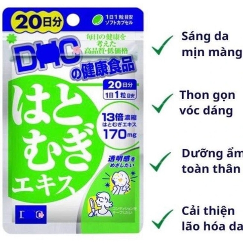 14.9 Bịch 20 Viên DHC Trắng Da Nhật Bản