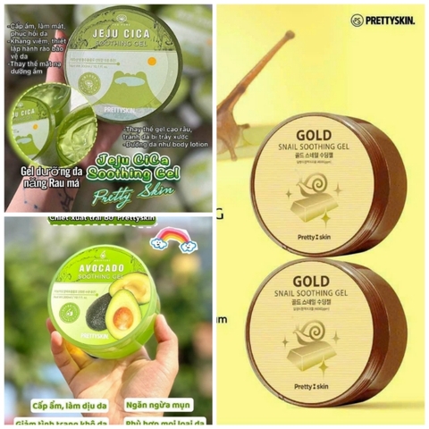 Gel Dưỡng Da Đa Năng Pretty Skin Soothing Gel 300ml