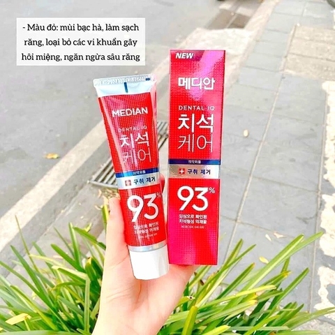 Kem Đánh Răng Tẩy Vôi Răng Chuyên Nghiệp MEDIAN Dental IQ Tartar Protection Toothpaste 120g