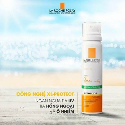 Xịt chống nắng La Roche-Posay Anthelios Anti-Shine Invisible Fresh Mist SPF50