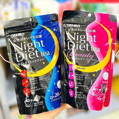 Trà giảm cân Beauty Orihiro Night Diet Tea