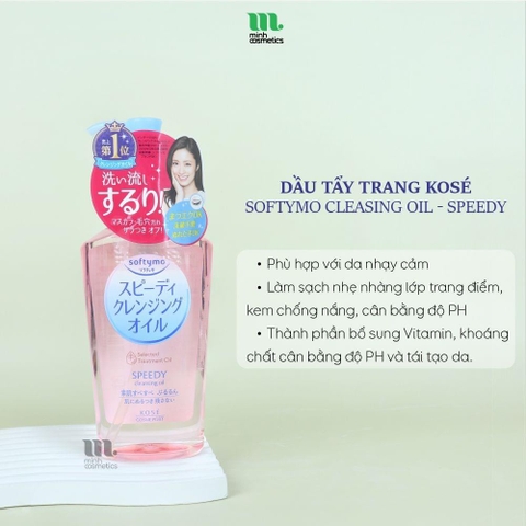 Dầu Tẩy Trang Kose Softymo Deep Cleansing Oil 60ml
