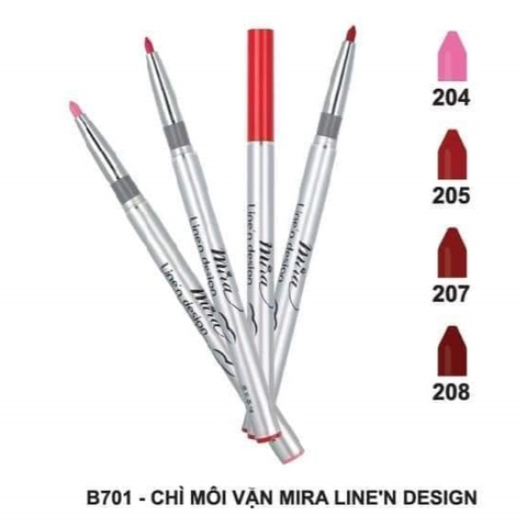 Chì kẻ viền môi Mira Auto Lipliner