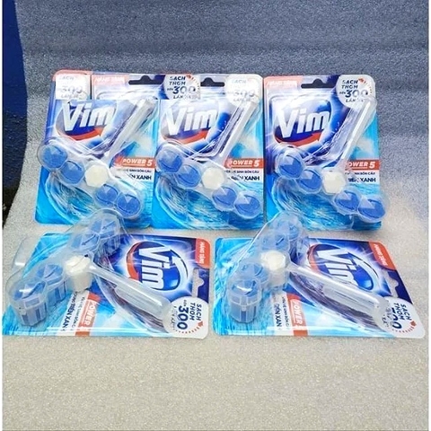 B8.12 Viên tẩy sạch khuẩn bồn cầu hương chanh thơm mát Vim power G