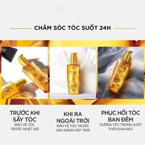 Dưỡng tóc L'oreal tinh dầu hoa tự nhiên màu vàng 100ml