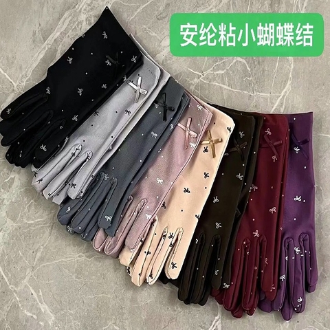 15.2.Bao tay chống nắng hình nơ dài 21,5cm