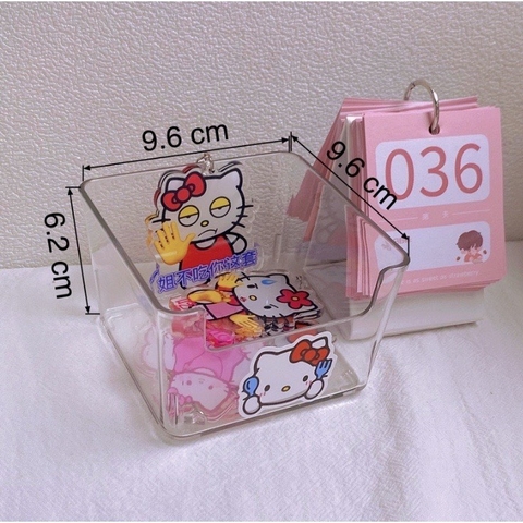 CT4. Khay meka vuông trong suốt