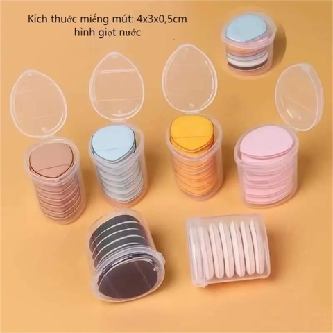 7.2 Hộp 7 miếng mút trang điểm mini ngón tay