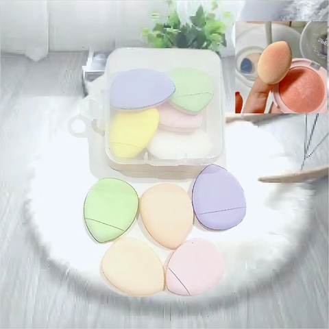 T9. Hộp 5 bông phấn nước mini 4x3x0,5cm