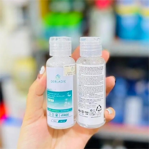 Nước tẩy trang sạch sâu, cải thiện lỗ chân lông Derladie Cleansing Water 50ml
