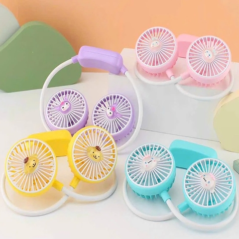 Quạt mini tích điện quàng cổ DianDi DD-8026