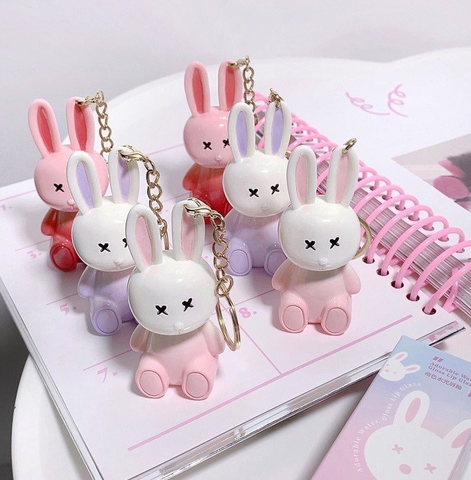 16.3 Son kem móc khoá Gegebear Gege hình gấu thỏ