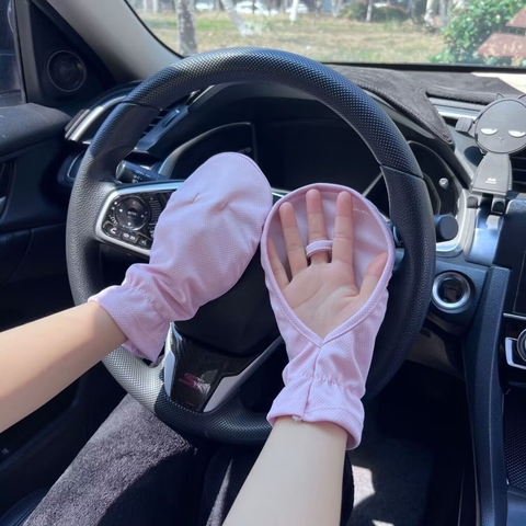 15.2.Bao tay chóng nắng mở ngón ice silk