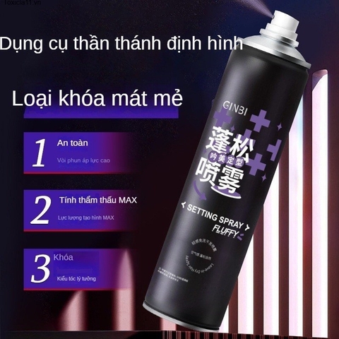 B4. Gôm xịt tạo kiểu tóc Ginbi 200ml