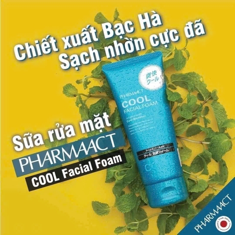 Sữa rửa mặt dành cho nam Pharmaact Cool Facial Foam
