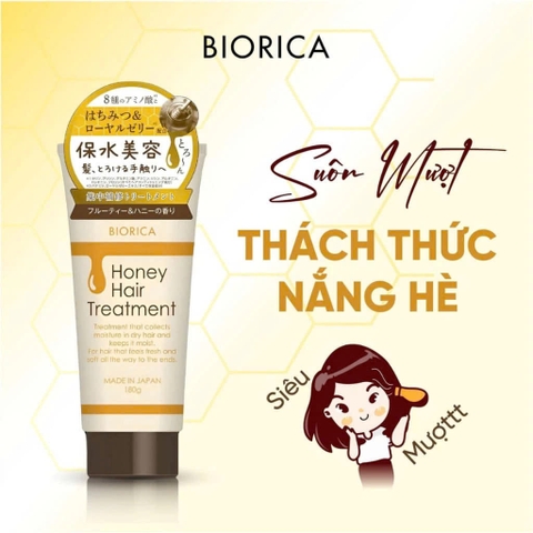 Dầu ủ tóc mật ong Biorica Honey Treatment 180g