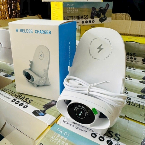 Đế Sạc Nhanh Không Dây Mini Hình Ghế Ngồi Độc Đáo Cho Điện Thoại V8