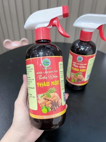 SKG5. Nước lau bàn thờ tinh dầu thao mộc Tâm An 500ml