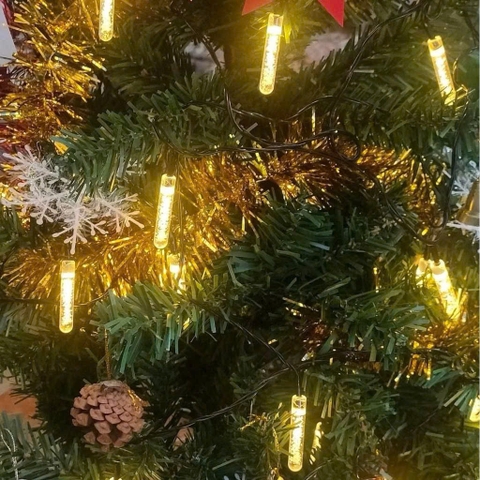 TST Dây đèn trang trí giọt nước