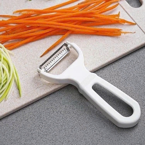 Dụng cụ nạo sợi màu trắng Nhật Bản 18,6x9,5cm