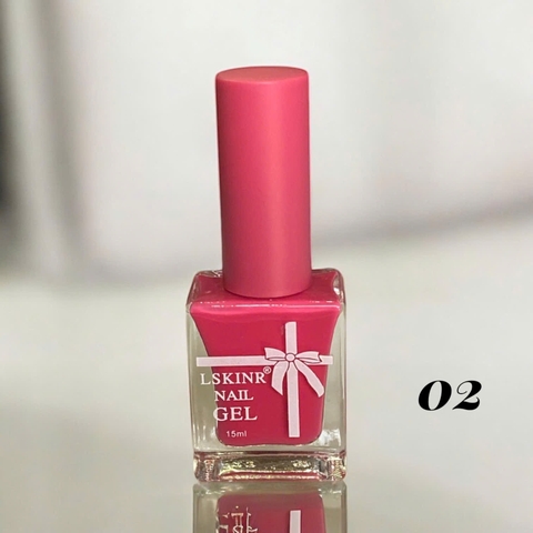 16.1 Sơn móng tay chai dẹt Lskinr Nail Polish 3D Gel 15ml