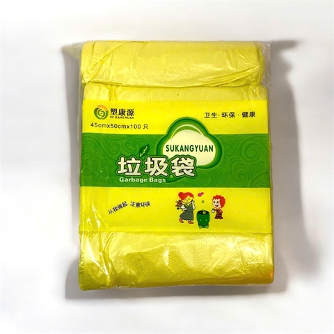 TDEP. Sét 5 cuộn túi rác mini màu đen (15 túi/1 cuộn)