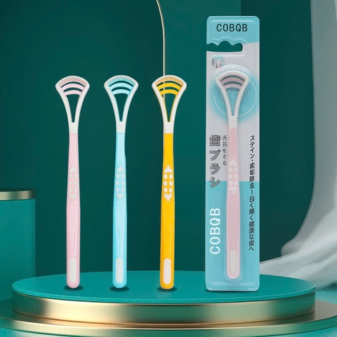 B8.3 Bàn chải lưỡi đa năng, dụng cụ cạo lưỡi tác dụng kép