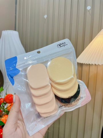 T9. Set 10 Bông Mút trang điểm Yalifen No.F188