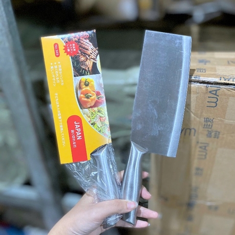 TB. Dao Chặt Cán Inox Japan 28 (18+10)x7,5cm No.949