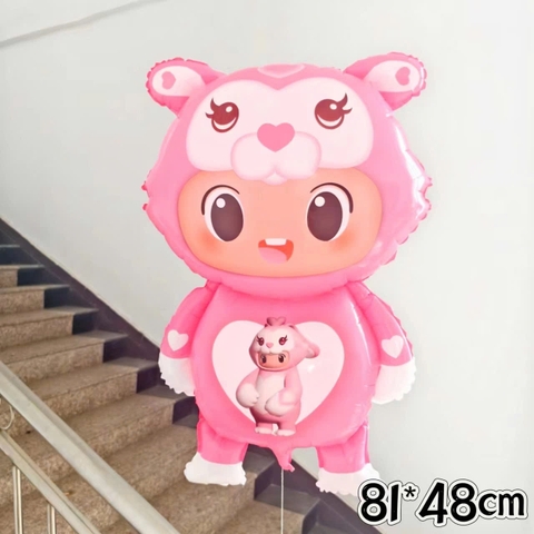 19.18 Bóng bay búp bê hóa trang 82*49cm